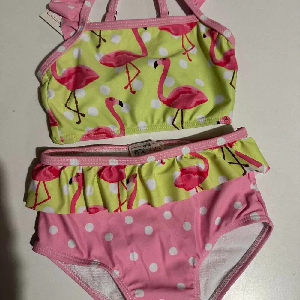 New Pete‎ & Lucy 2pc Swimsuit Size 6/6X